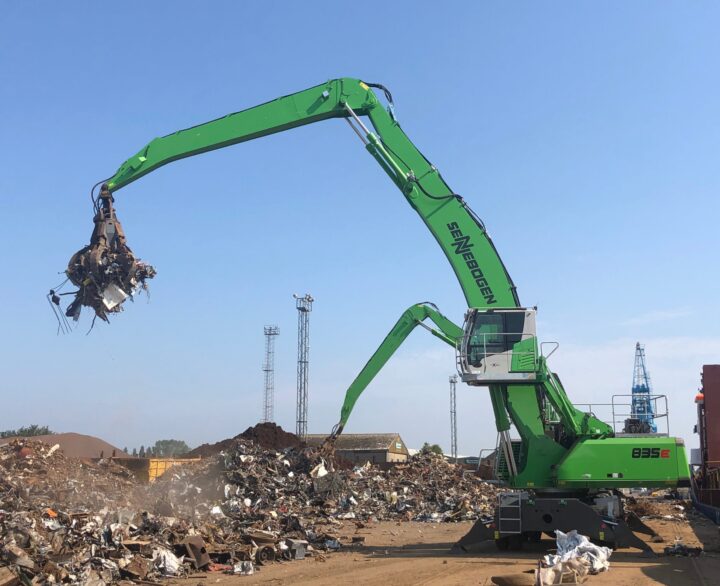 Goldstar turns green with Sennebogen supplied by Molson Green