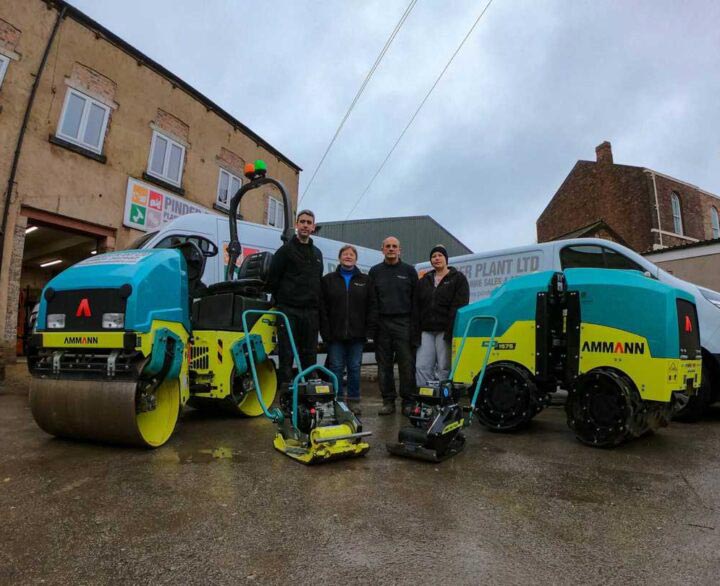 Pinder plant roll with Ammann