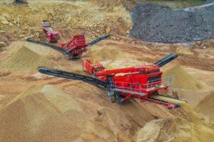Terex Finlay Screener at work