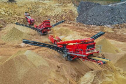 Terex Finlay Screener at work