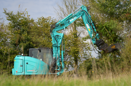 No Job Too Dig or Small for a Kobelco Excavator