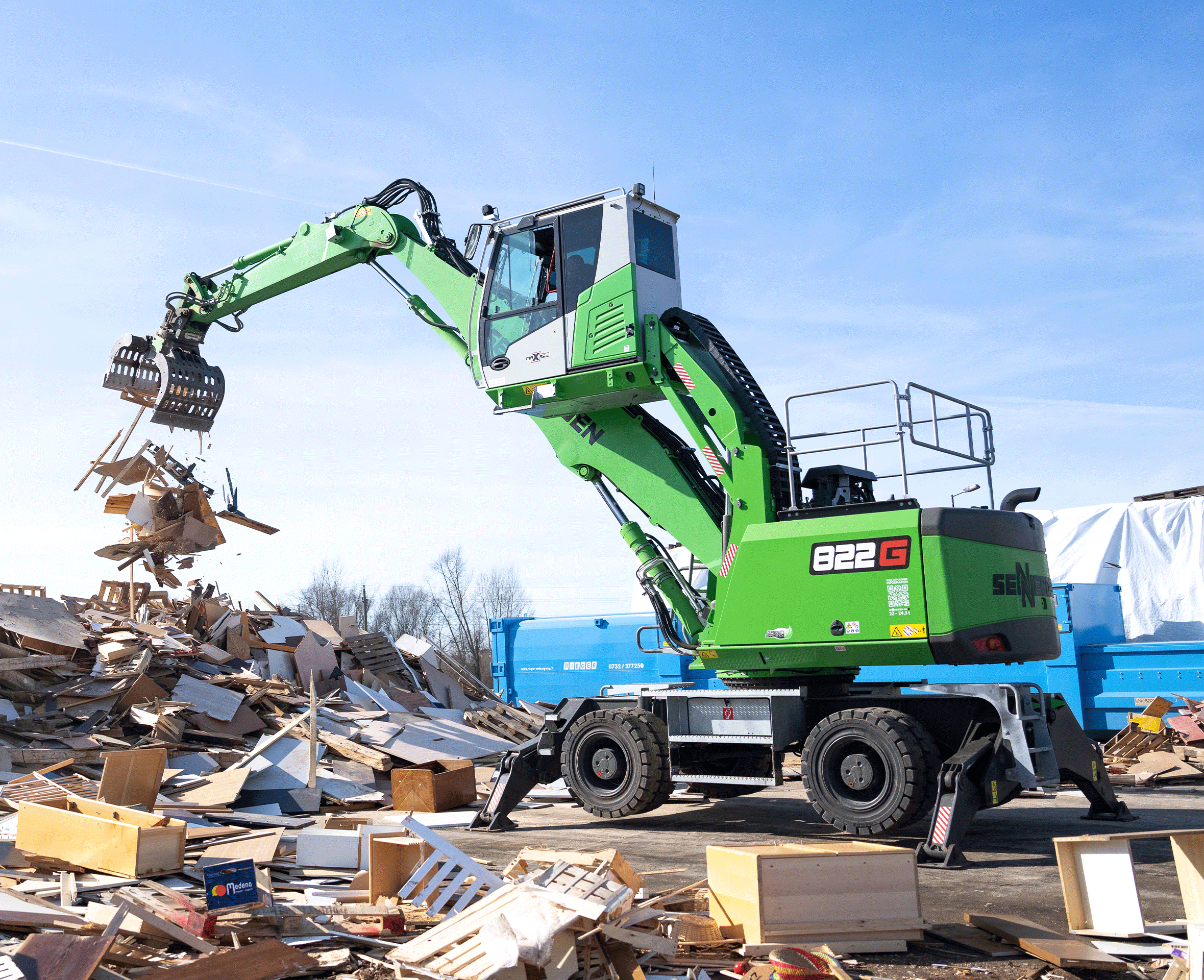 Sennebogen 822G Sennebogen 12 Months 0% Interest, Waste Handlers