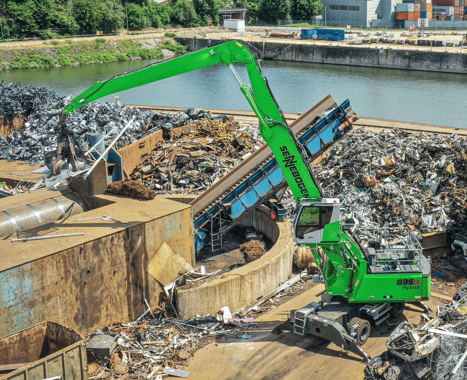 Sennebogen 835G Scrap Handlers - Molson Green