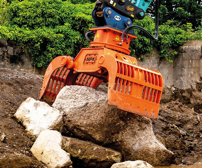 NPK Demolition Grabs - Attachments