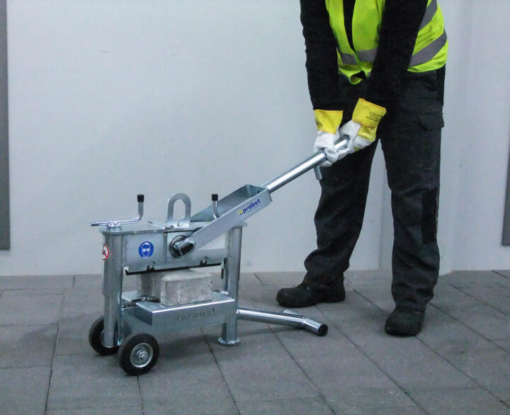 Probst Block Cutter - Handling & Laying