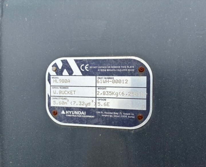 Hyundai HL980A - Used Wheel Loaders