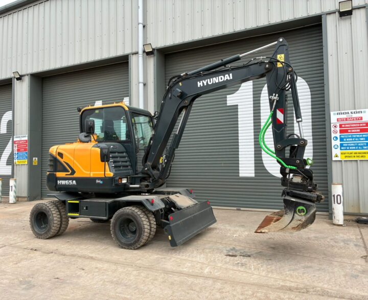 Hyundai HW65AH Ex Demo - Wheeled Excavators