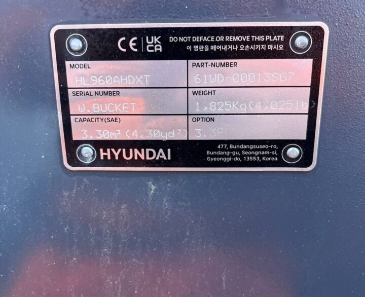 Hyundai HL960A - Used Wheel Loaders