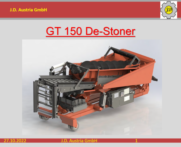 Doppstadt GT 150 De-Stoner - Used Screeners