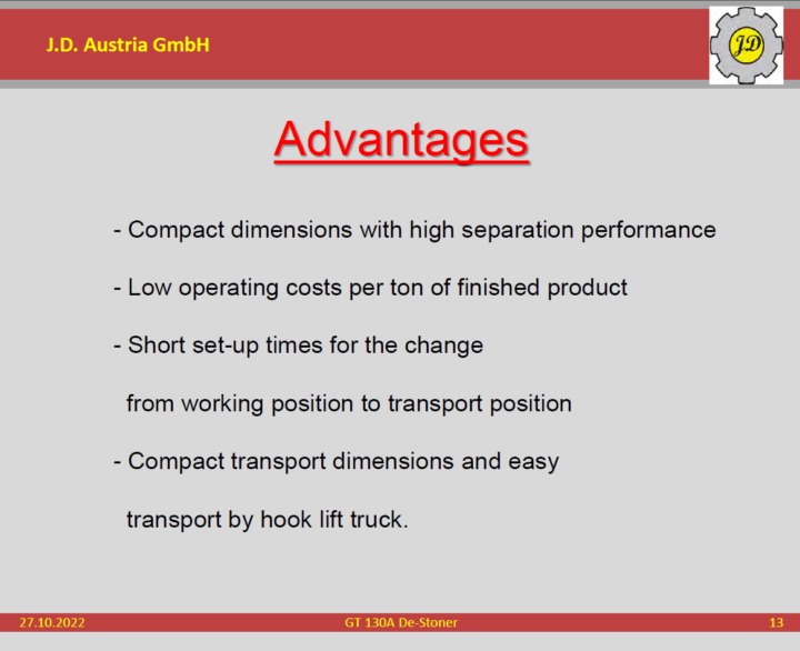 Doppstadt GT 150 De-Stoner - Used Screeners
