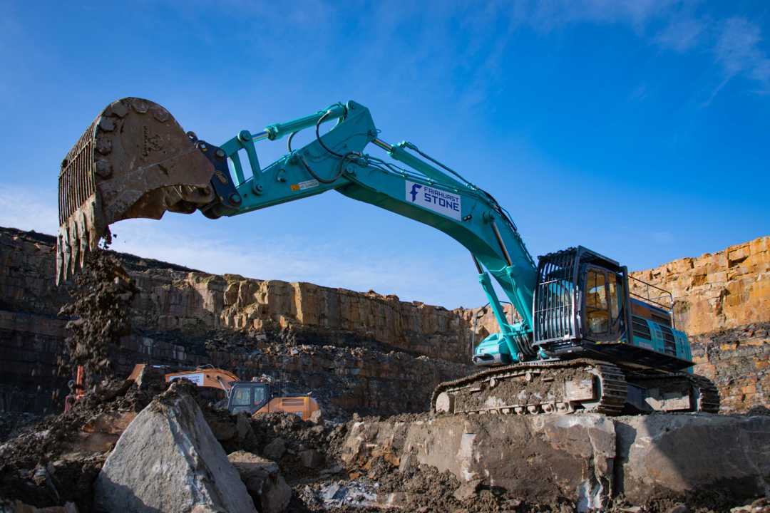 Fairhurst’s Kobelco ripping up rock