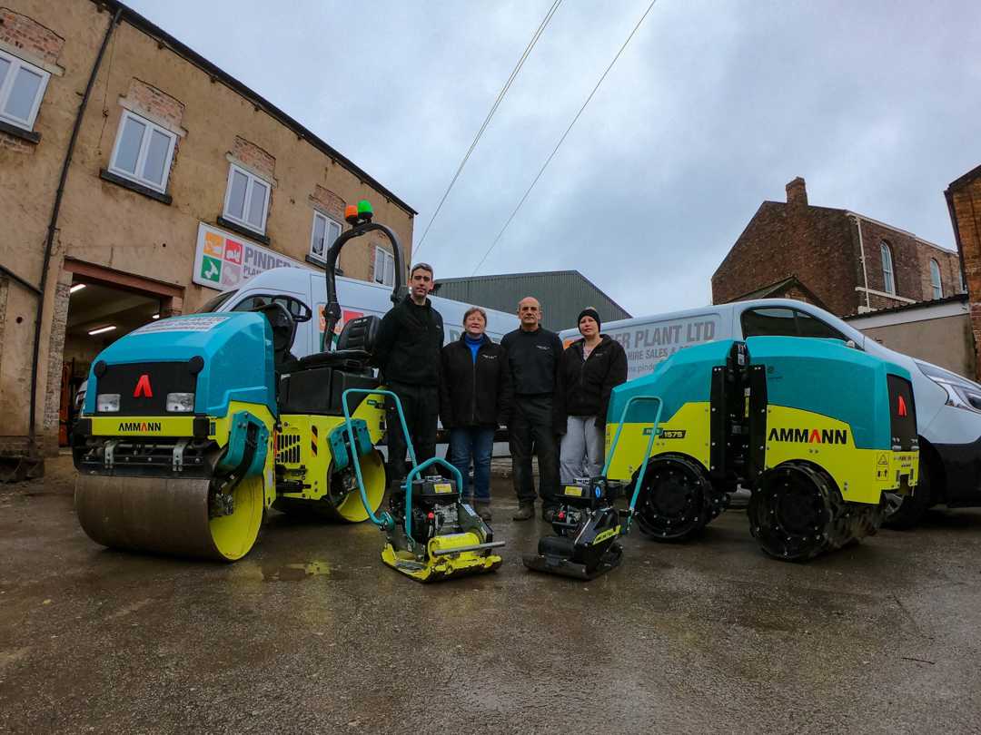 Pinder plant roll with Ammann