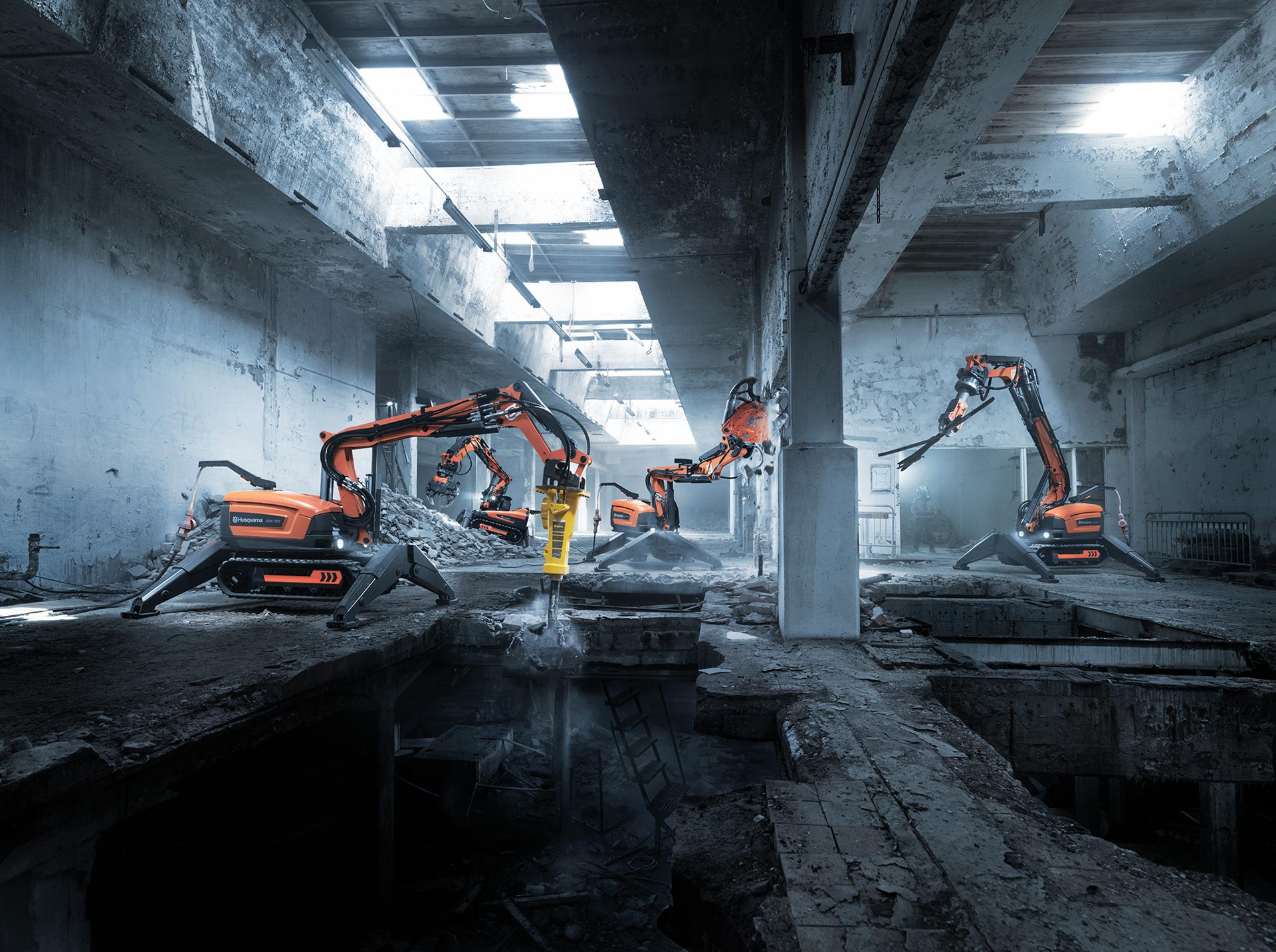 MOLSON GROUP APPOINTED AS UK'S NATIONAL HUSQVARNA DEMOLITION ROBOTS