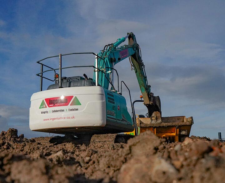 Ingenium grow their fleet with two new Kobelco SK140’s