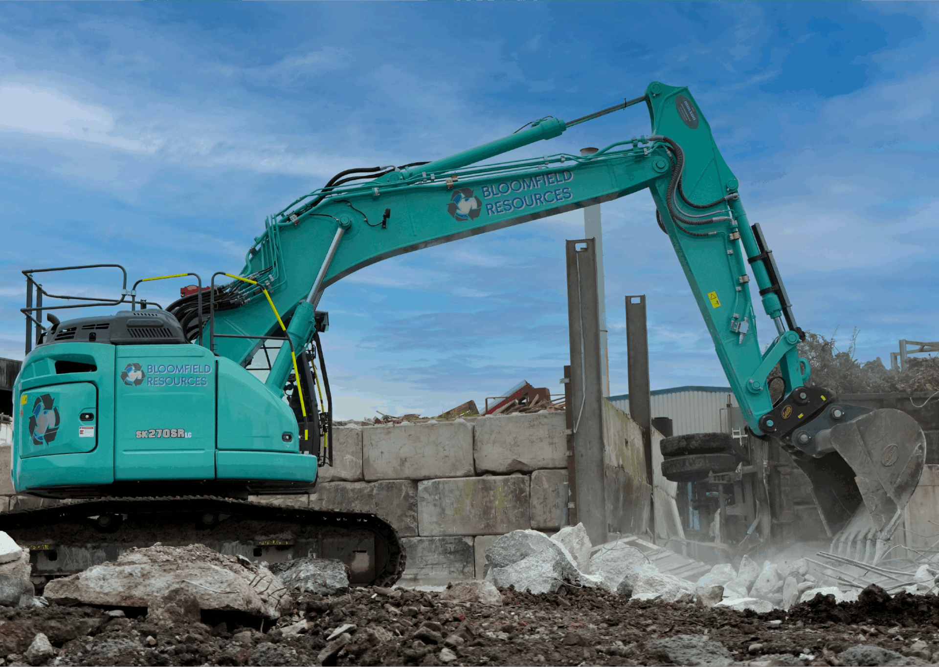 Sennebogen Material Handlers at Heart of New Bloomfield Site