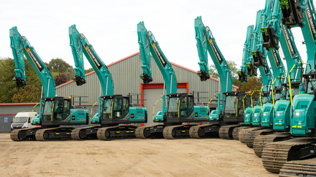 Statom Group Kobelco crawler excavators