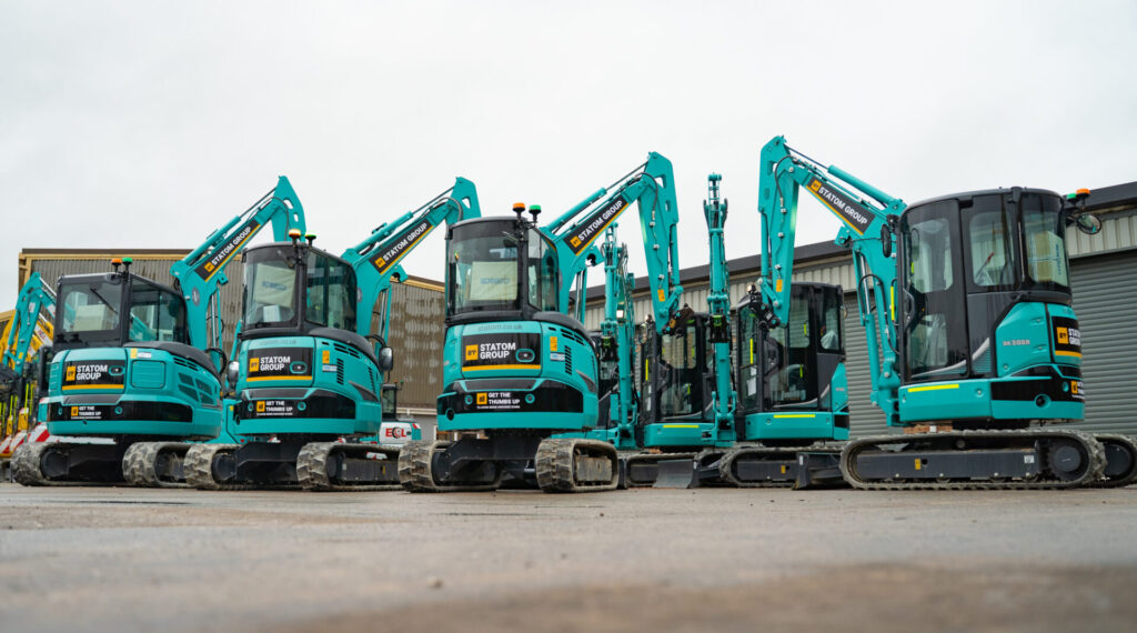 Statom Group Kobelco mini excavators