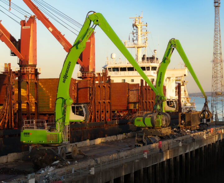 Sennebogen & Molson Help H.Ripley With Scrap Handling Growth