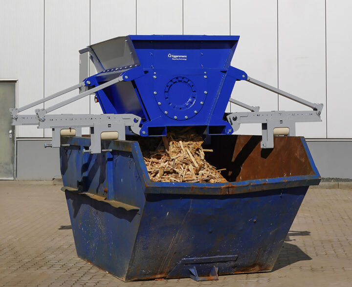 At-source waste shredding made easy with the Eggersmann C 14
