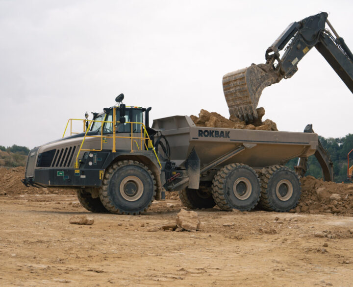 New Quarry Group Trusts New Rokbak Articulated Dump Trucks