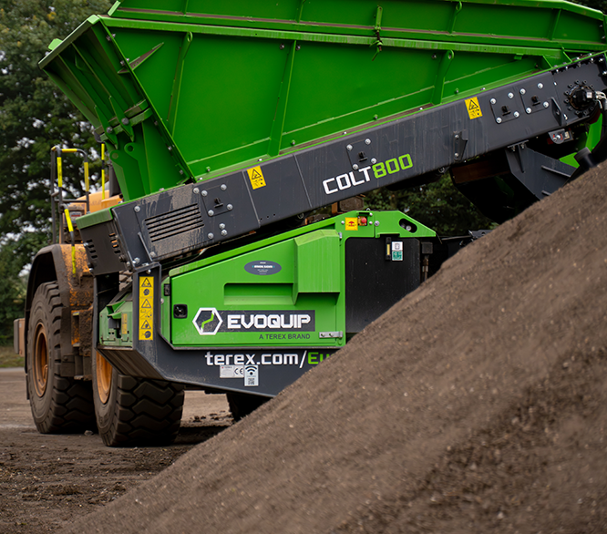 Colt 800 Scalping Screener Powers Zero Waste at Compost Centre