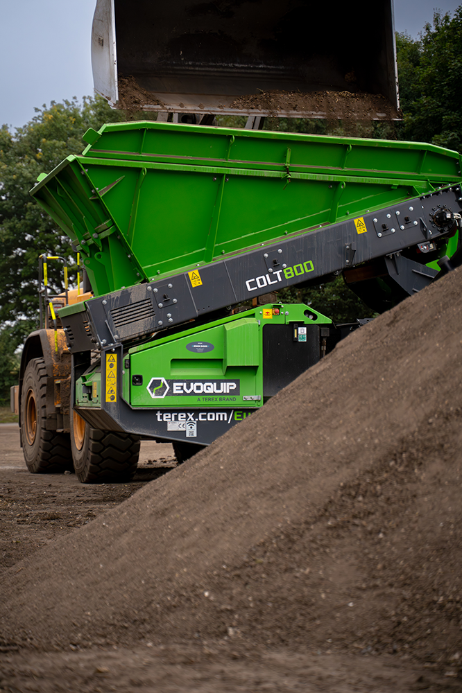 Colt 800 Scalping Screener Powers Zero Waste at Compost Centre