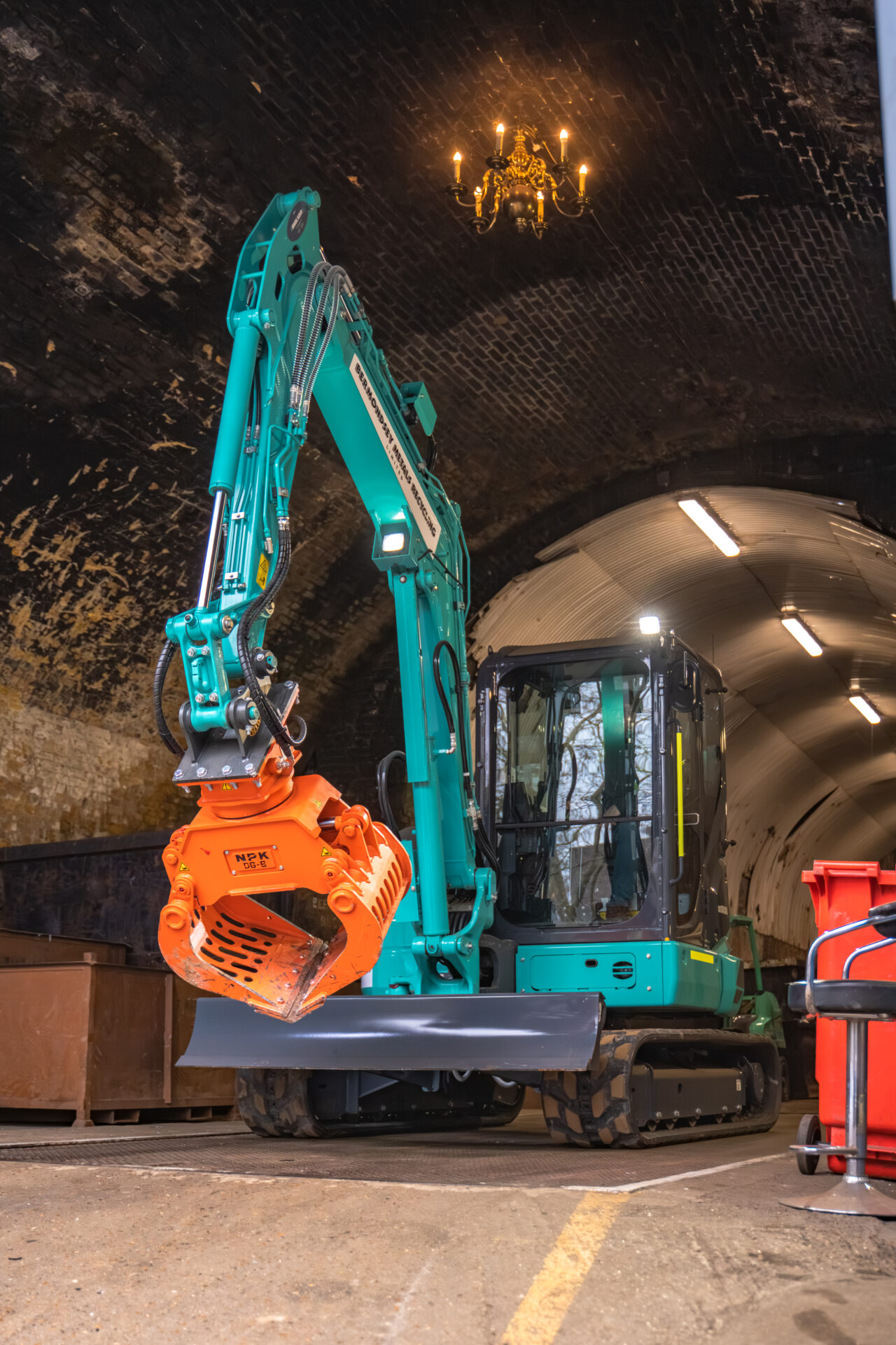 Kobelco Mini Excavator Ideal for Bermondsey Recycling Hub