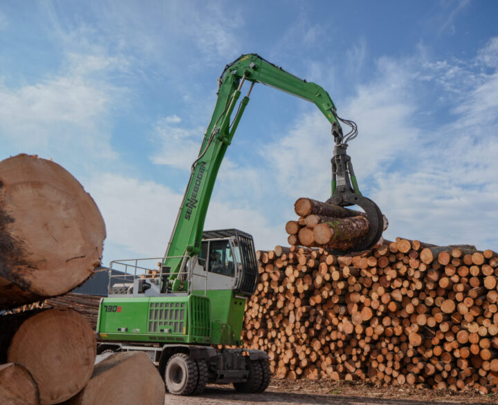 Sennebogen 730E Material Handlers Prove Themselves at Pontrilas Sawmills