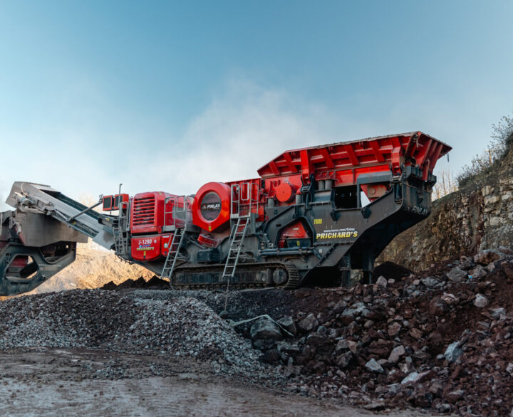 Finlay J-1280 Hybrid Jaw Crusher is Crushing it for Prichard’s