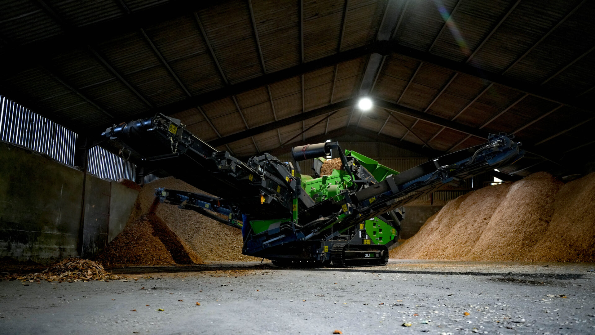 Colt 600 Compact Screens Sort Wood Waste for Quality Biomass